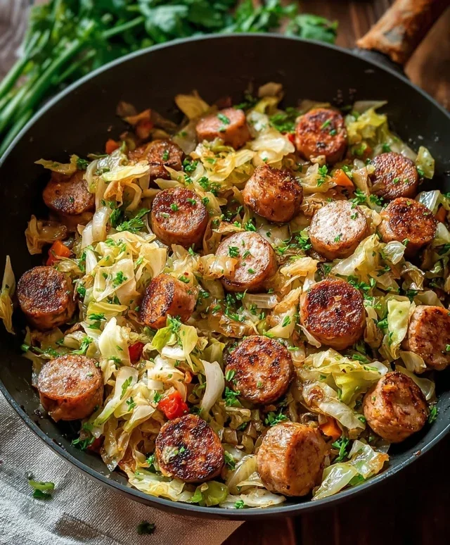 Easy Sausage and Cabbage Stir Fry