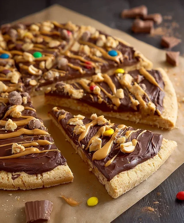 Chocolate Peanut Butter Pizza