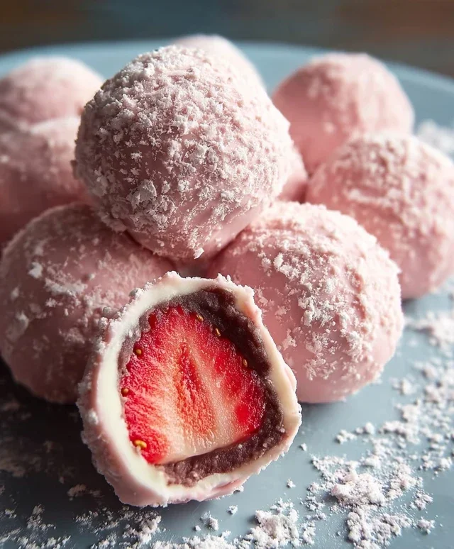 Strawberry Truffles