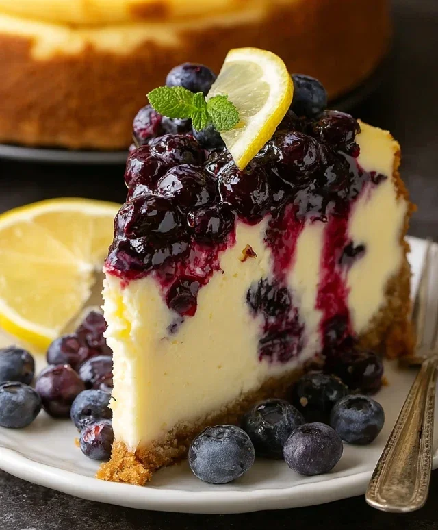 Lemon Blueberry Cheesecake