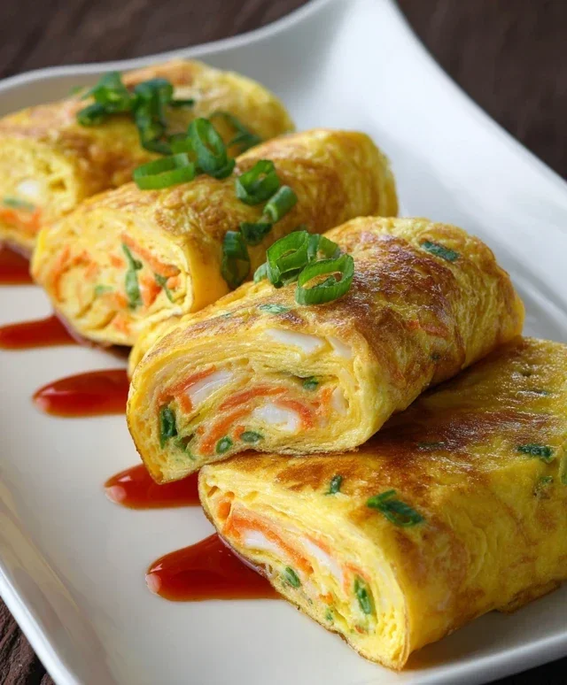 Gyeran Mari (Korean Rolled Omelette)
