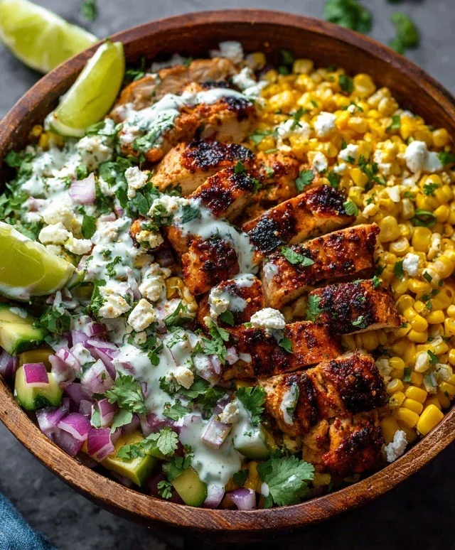 Tasty Street Corn Chicken Bowl