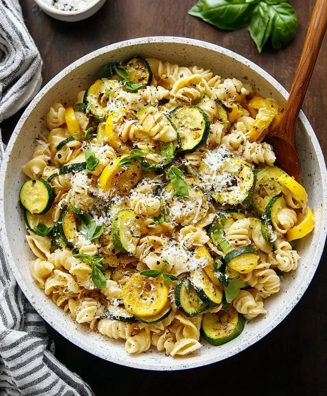 Summer Squash Pasta Skillet
