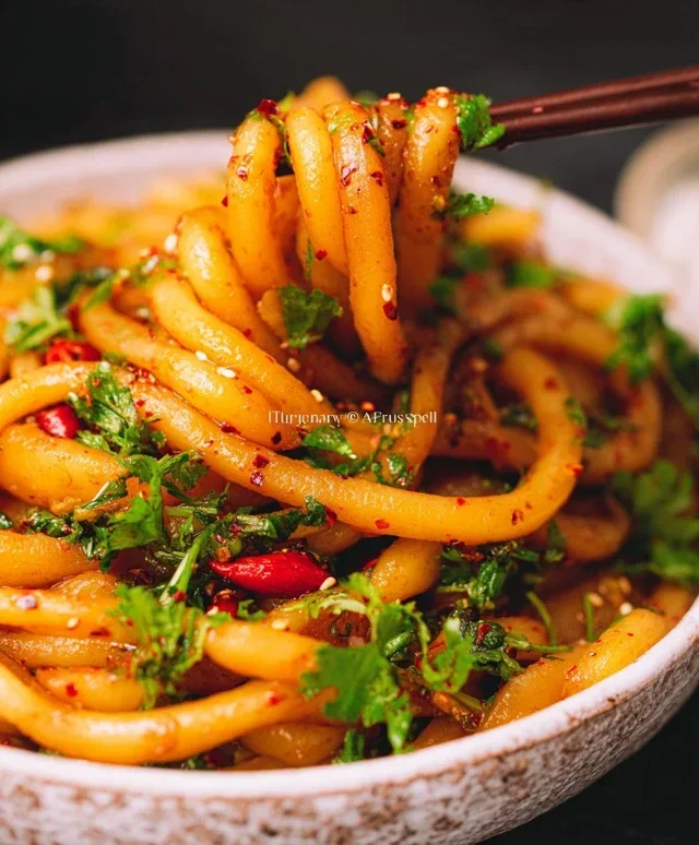 Spicy Potato Noodles