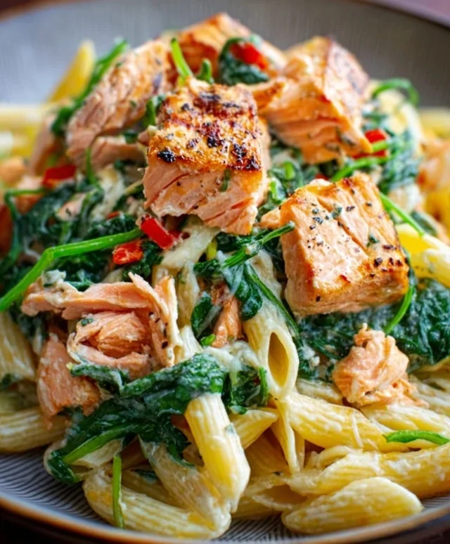 Salmon Spinach Pasta Dish: A Delicious and Nutritious Recipe to Try Today