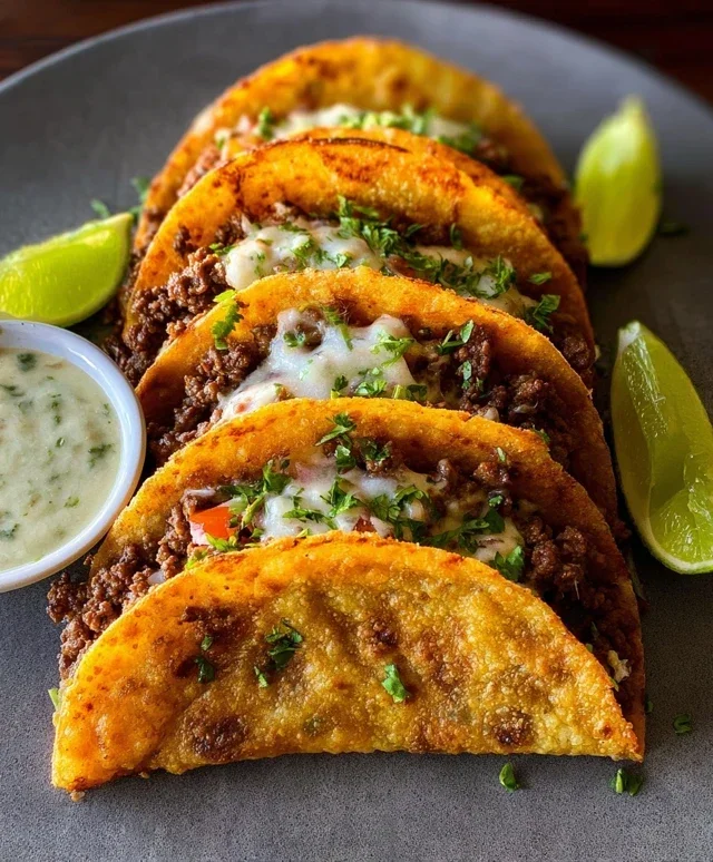 Crispy Ground Beef Tacos