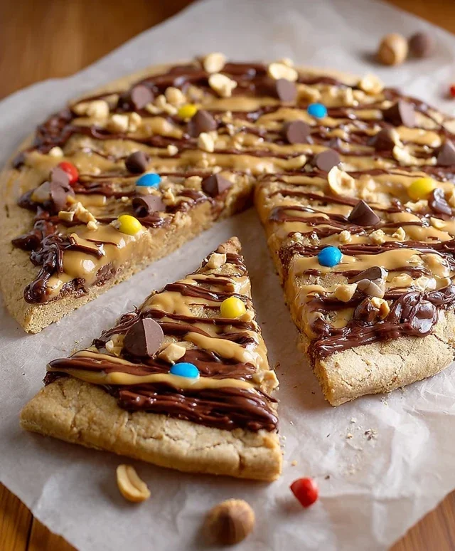 Chocolate Peanut Butter Pizza