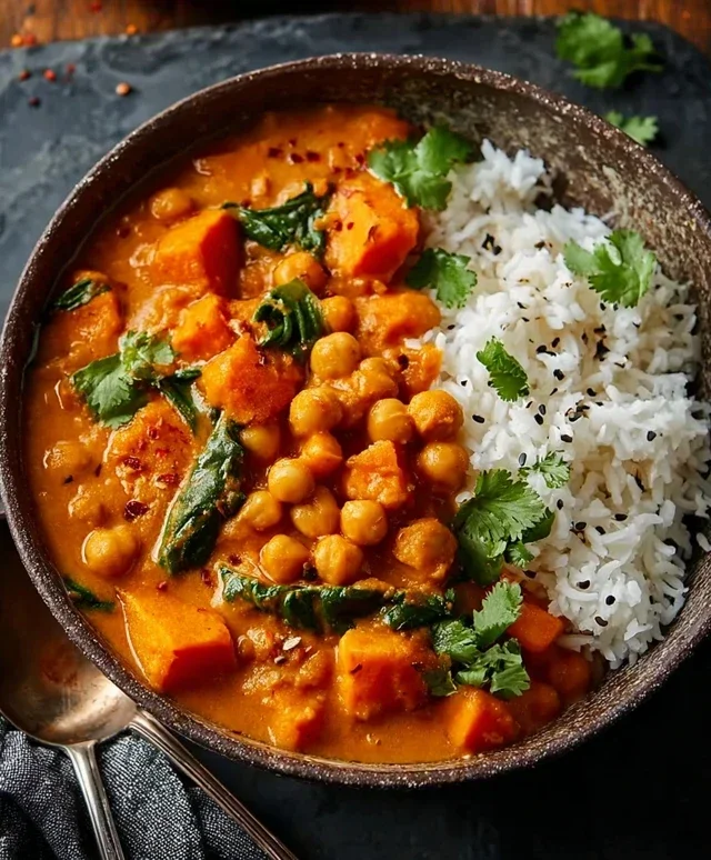 Sweet Potato and Chickpea Curry