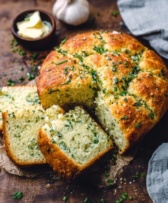 Garlic Butter Keto Bread