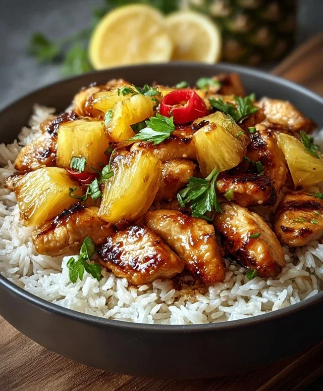 Pineapple Chicken and Rice