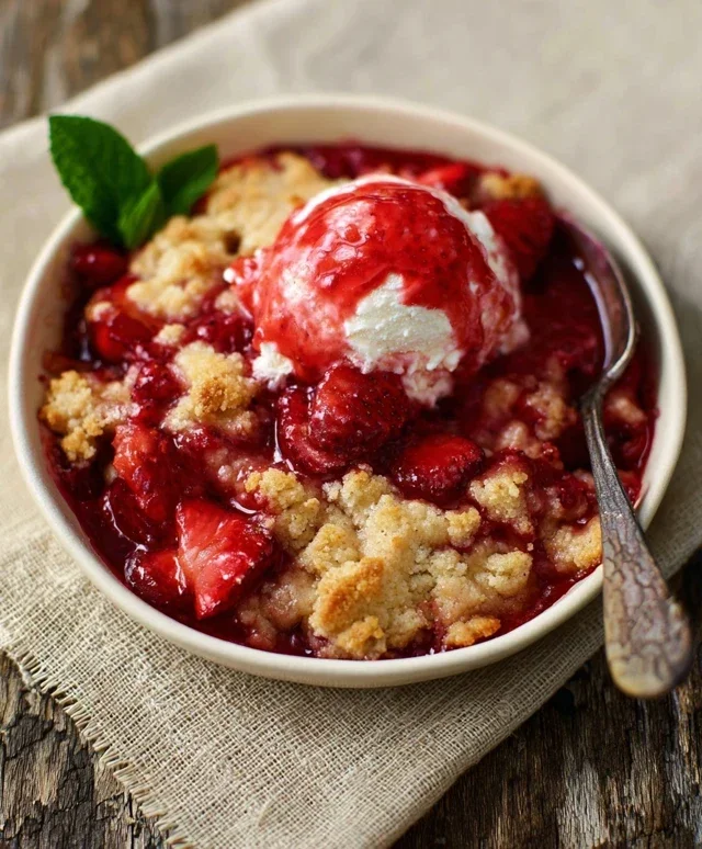Strawberry Cobbler