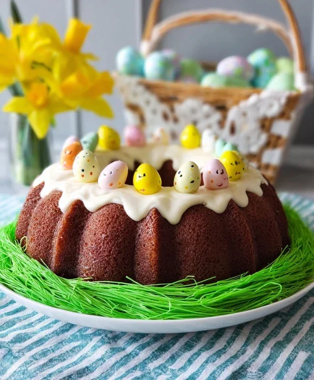 Easter Basket Bundt Cake Recipe (Easy Spring Dessert!)