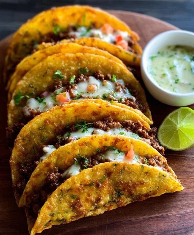 Crispy Ground Beef Tacos