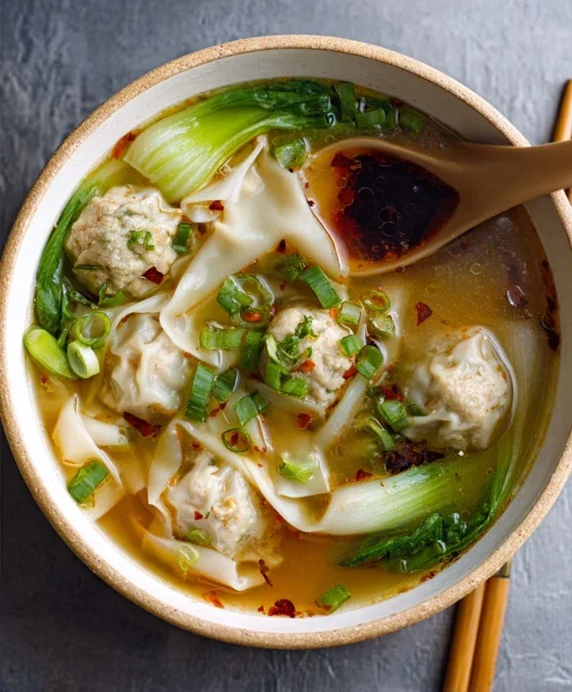 Naked Wonton Soup