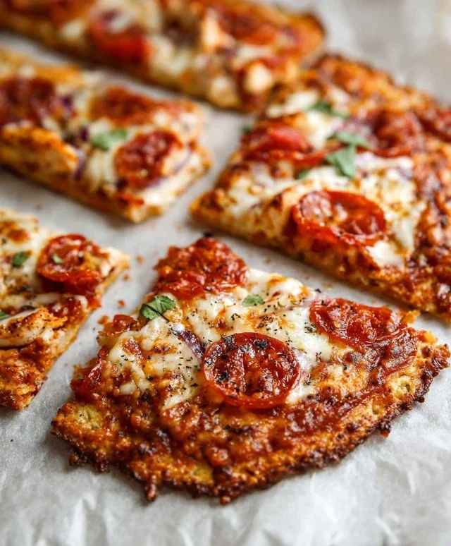 Chicken Crust Pizza (Easy Low Carb Recipe)