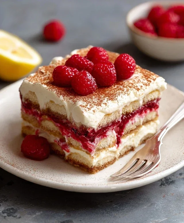 Raspberry Tiramisu