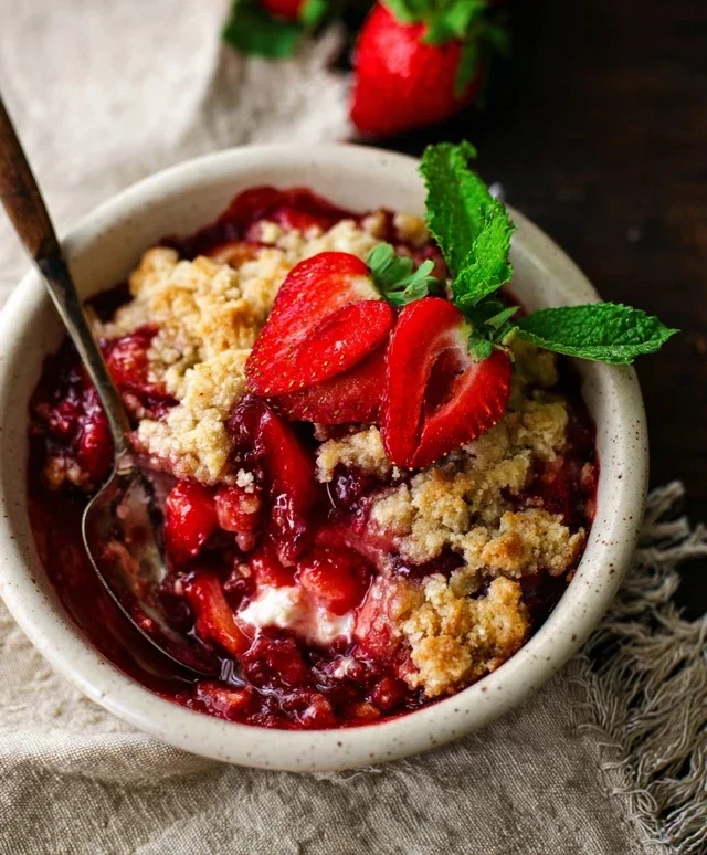 Strawberry Cobbler