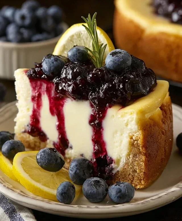 Lemon Blueberry Cheesecake
