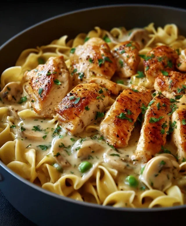 One-Pan Chicken with Buttered Noodles
