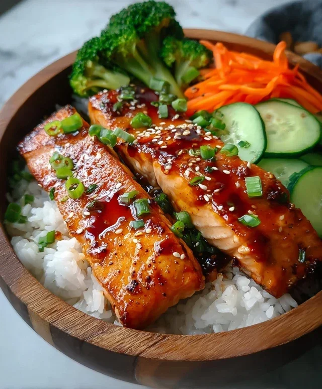 Meal Prep Teriyaki Salmon Rice Bowls