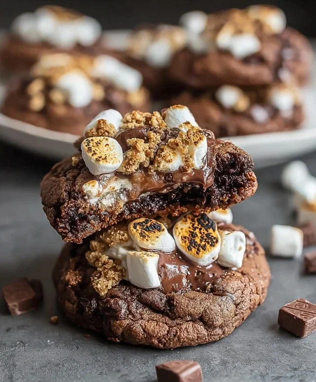 Hershey's Chocolate S'mores Cookies
