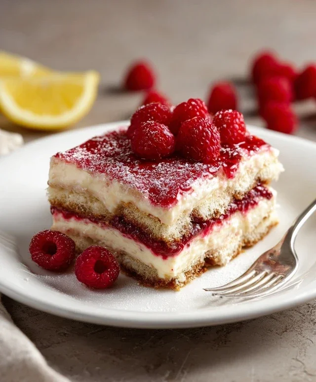 Raspberry Tiramisu