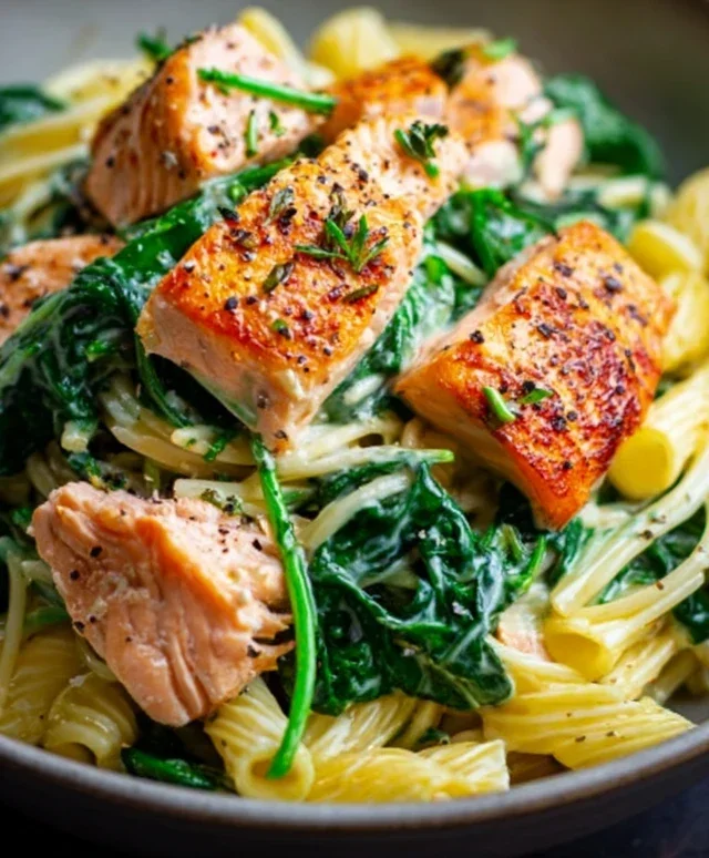 Salmon Spinach Pasta Dish: A Delicious and Nutritious Recipe to Try Today
