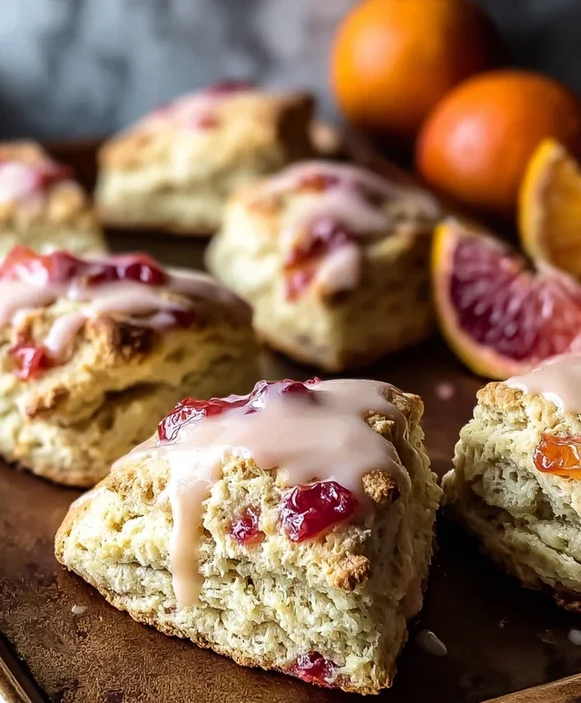 Blood Orange Scones