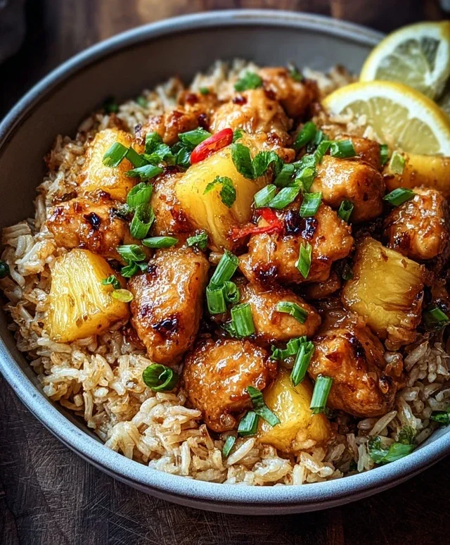 Pineapple Chicken and Rice