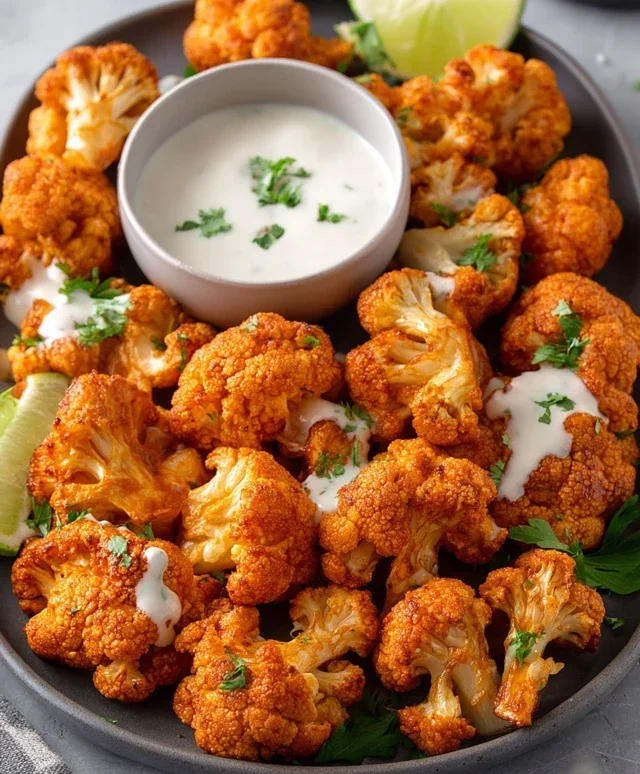 Air Fryer Buffalo Cauliflower Recipe