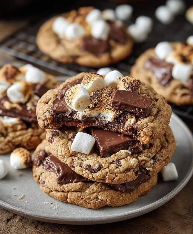 Hershey's Chocolate S'mores Cookies