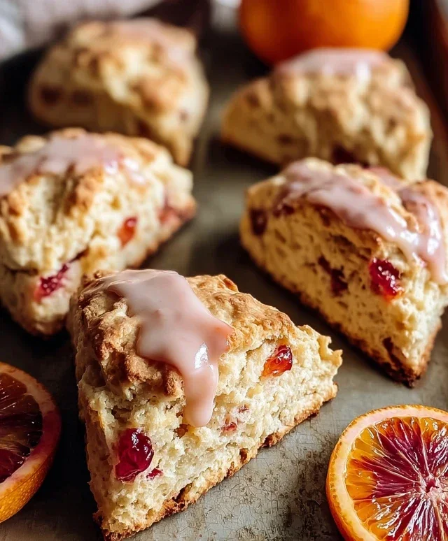Blood Orange Scones
