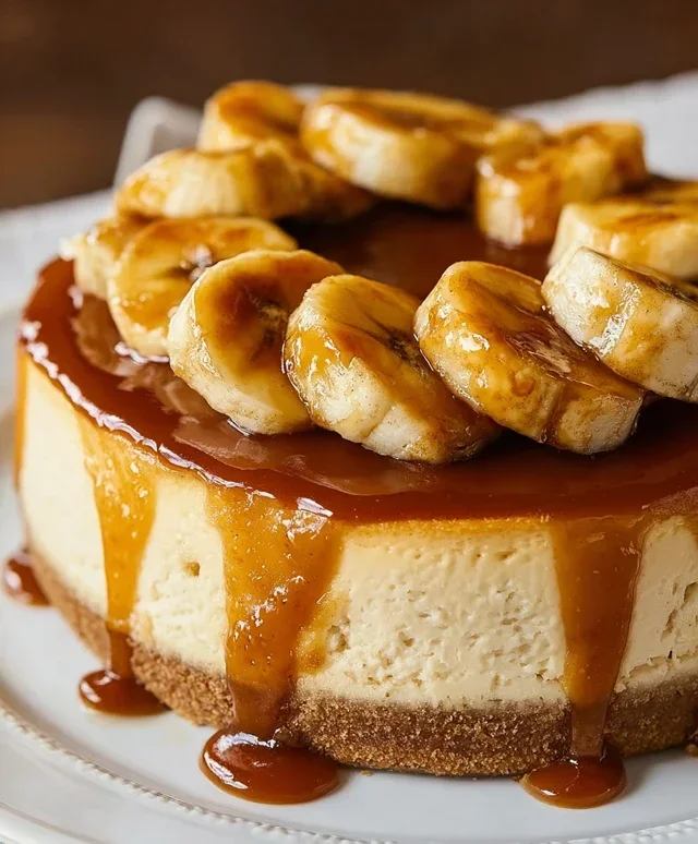 Bananas Foster Cheesecake