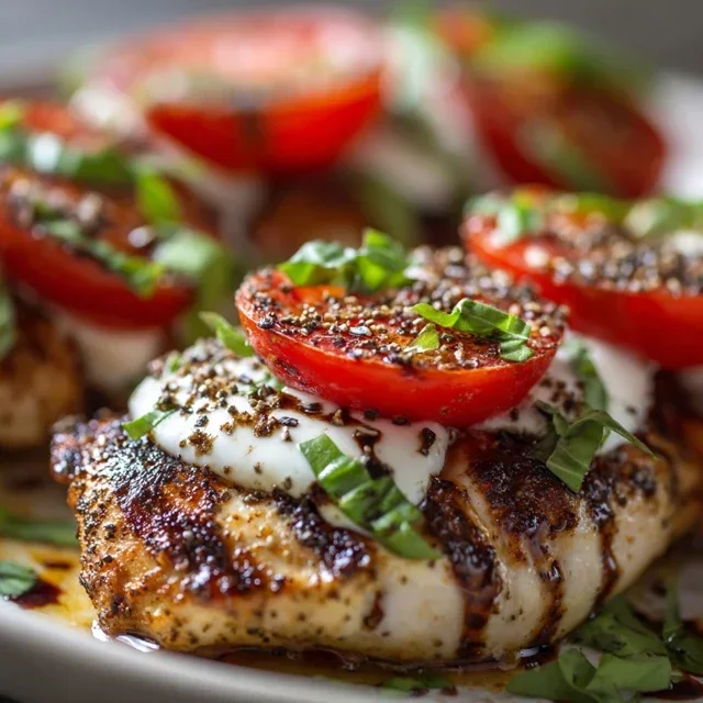 Grilled Chicken Caprese