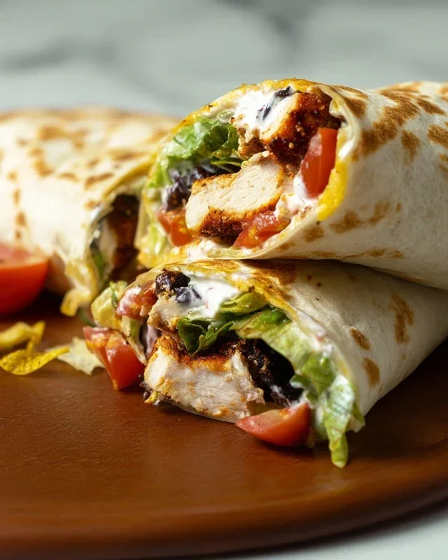 Chipotle Ranch Grilled Chicken Burrito