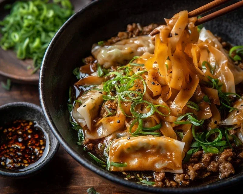 Potsticker Noodle Bowl
