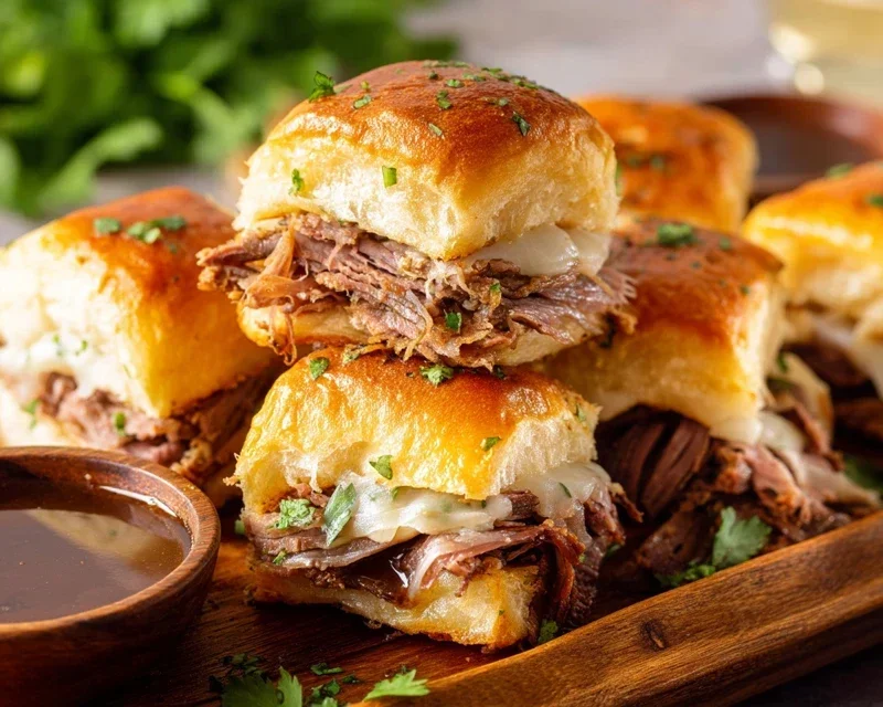 Easy French Dip Sliders Recipe