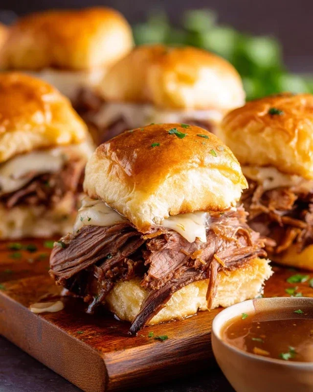 Easy French Dip Sliders Recipe