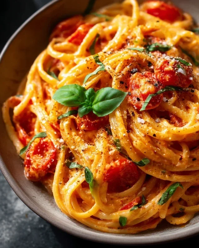 Easy One Pot Creamy Tomato Pasta