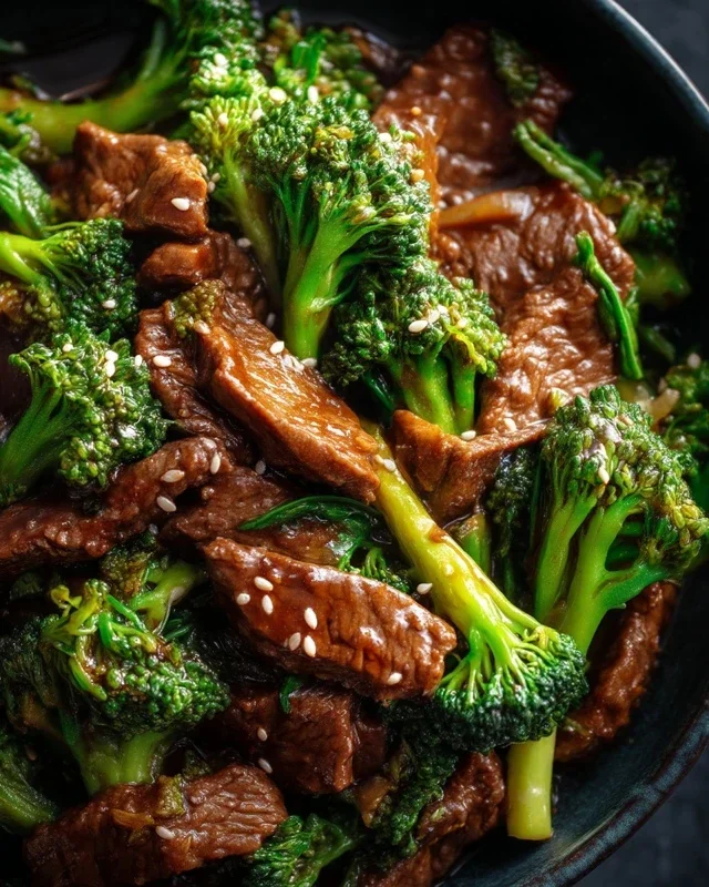 Chinese Beef and Broccoli (牛肉炒西兰花)