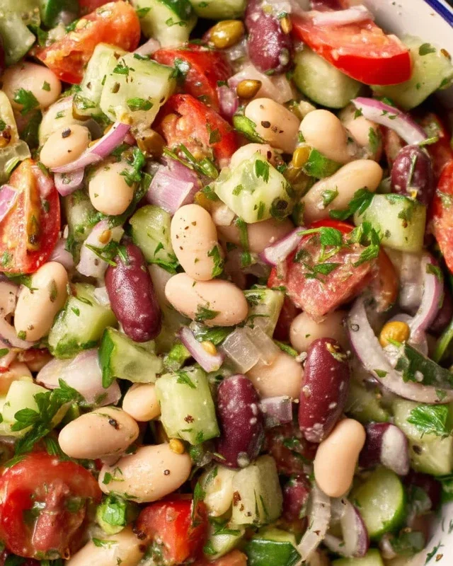Mediterranean Bean Salad