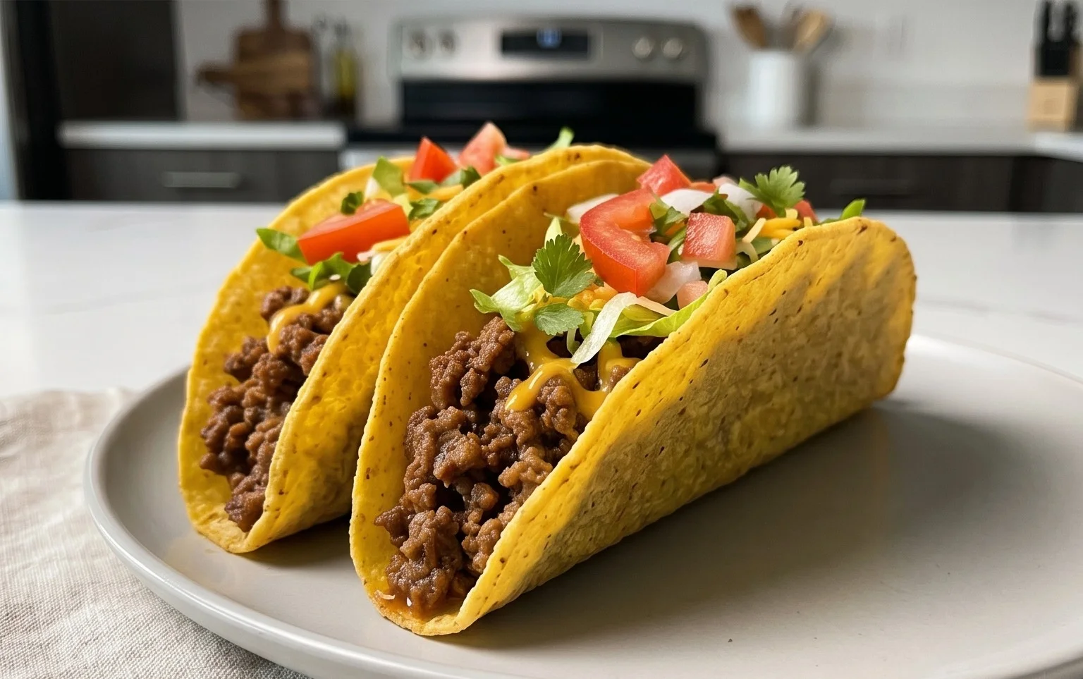 Crispy Ground Beef Tacos
