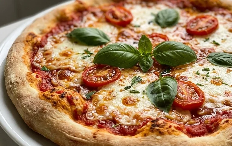 An excellent No Yeast Pizza Dough - quick easy homemade pizza!