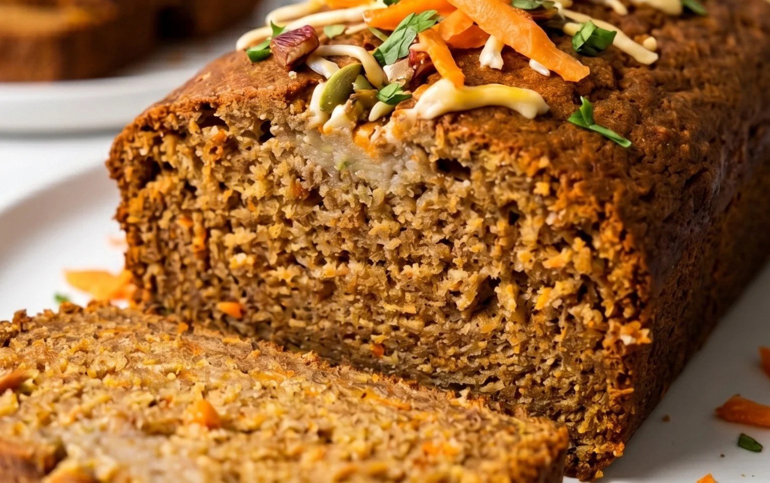 Dairy Free Carrot Cake Banana Bread