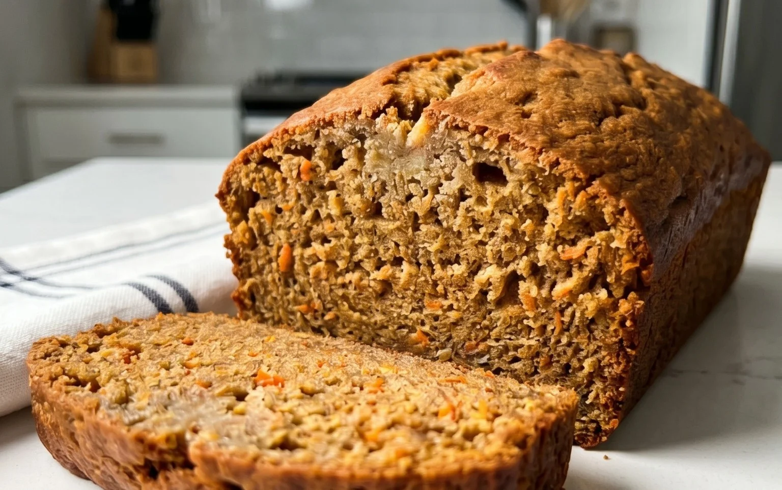 Dairy Free Carrot Cake Banana Bread