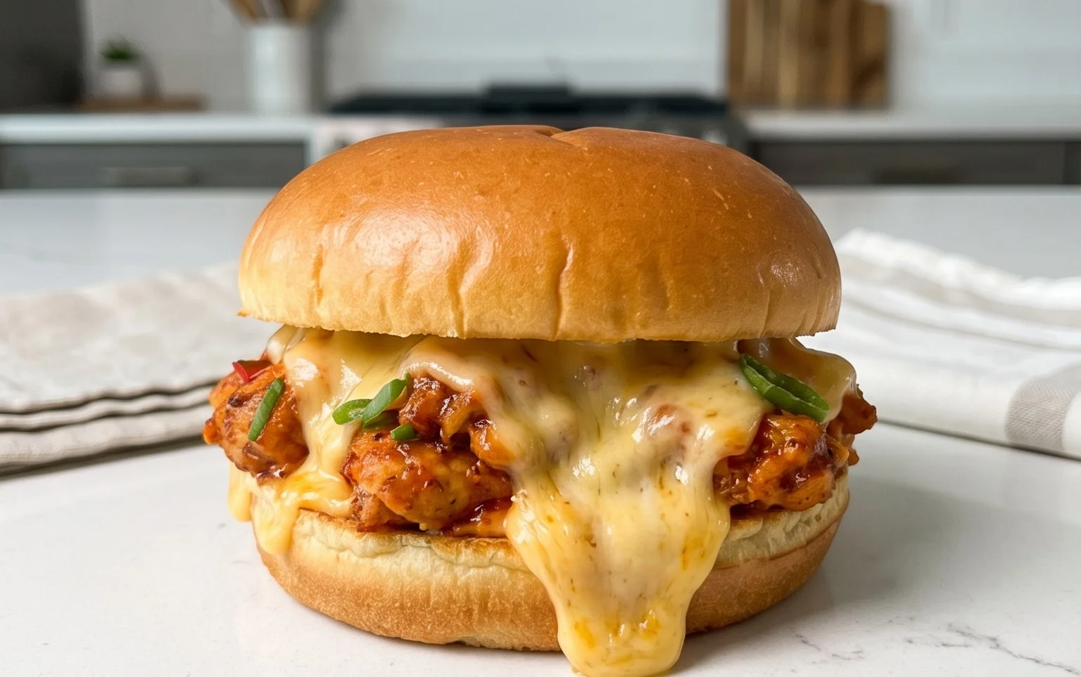 Cheesy Dynamite Chicken Buns
