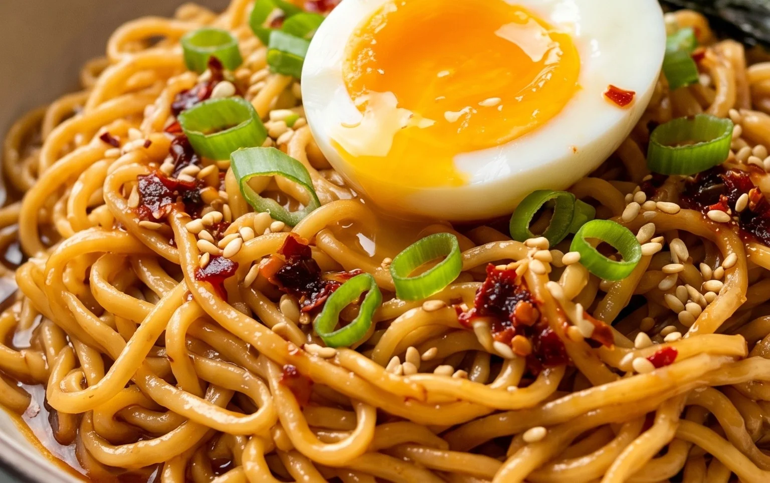 Easy Saucy Ramen Noodles