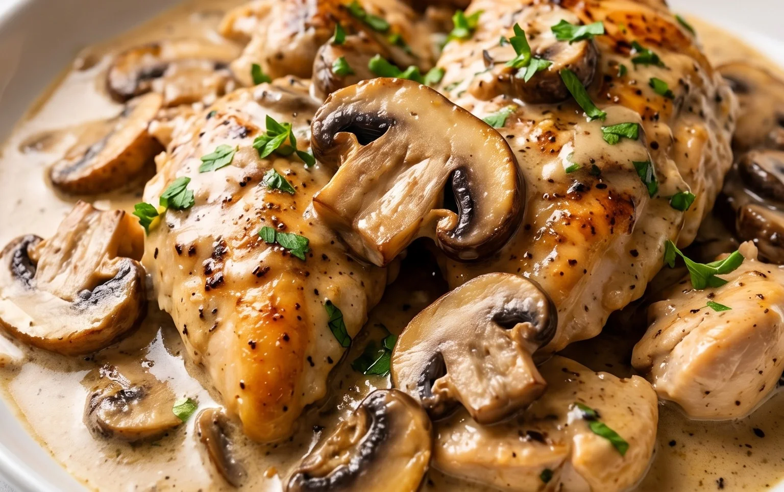 Creamy Mushroom Chicken Recipe