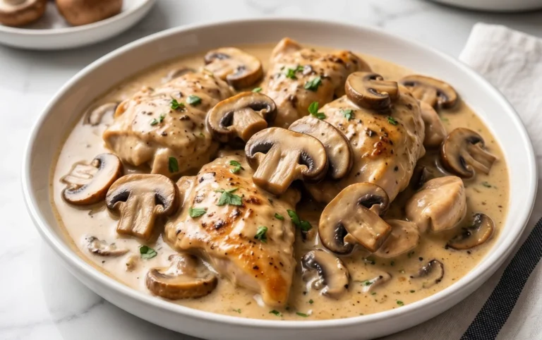 Creamy Mushroom Chicken Recipe
