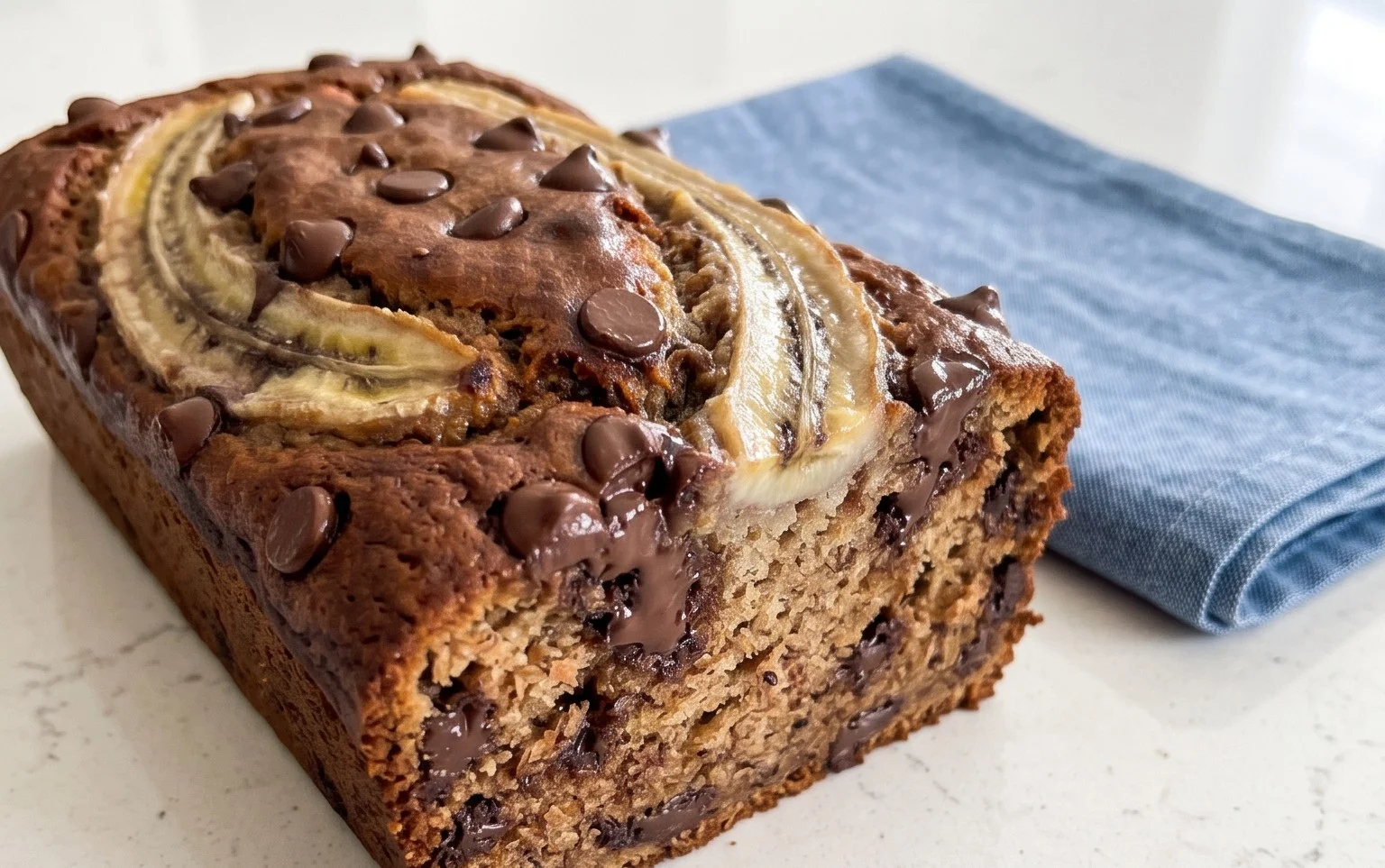 Easy Chocolate Chip Banana Bread